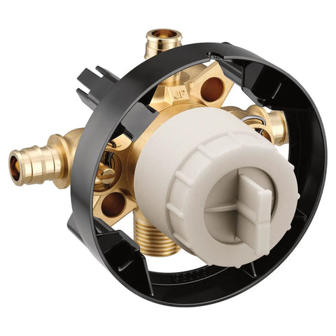 M-CORE 4 Port Tub And Shower Mixing Valve With Cold Expansion PEX Connections And Stops, Pressure Balancing Valve