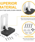 Universal Transom Trolling Motor Mounting Bracket For Kayaks And Small Boats with backing plate and installation hardware
