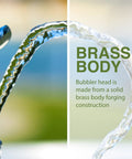 Heavy Duty 1/2 Inch Industrial Water Faucet Fountain Bubbler featuring a solid brass body with water stream.