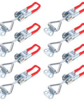 8 Pack Adjustable Toggle Clamps Draw Latches Heavy Duty Quick Release Iron Door Latches For Boxes Cases Tool Fixtures And DIY Projects Great For Home Garage Shop Use