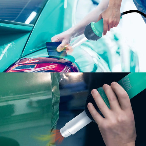 Using Hot Air Welding Gun Kit 1500W 110V With Adjustable Temperature 30 To 680C for Plastic PVC Vinyl TPO Welding on car bumper