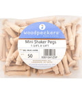 Killer Mini Wooden Shaker Pegs Premium Unfinished Wall Hooks For DIY Crafting And Jewelry Display Dope Paintable Craft Hangars Pack of 50