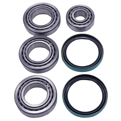 Ford New Holland Rake Gearbox Rebuild Kit With Bearings And Seals For Models 56 256 259 260, shown with components