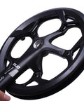 Beefy 130mm BCD 52T Bike Crankset With 165 170 172.5 175mm Crank Arms Forged 6061 T6 Alloy Black Finish Chainring Steel Option Replacement