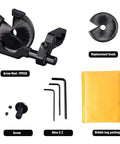 Full Containment Brush Arrow Rest For Archery With Adjustable, Replaceable Launcher And All Weather Build, parts included