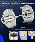 Front Wheel Hub Bearing Assembly 51750-3K100 Fits Hyundai Sonata 2006-2014, durable and smooth rolling metal hub