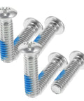 Close-up of 18 Pack Roller Skate Brake Screws And Stopper Fittings For Inline And Quad Skates, Pro Grade Repair Parts