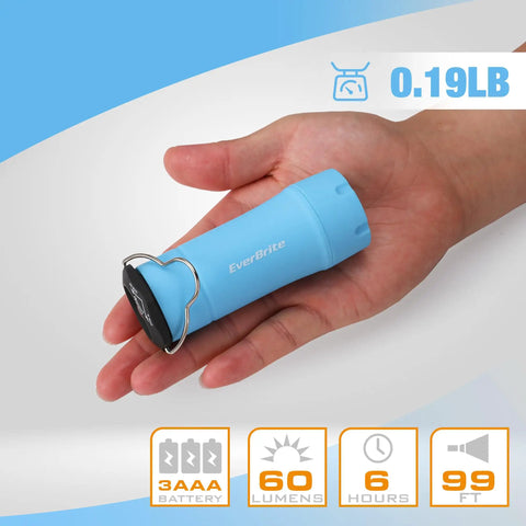 Two In One Mini Lantern And Flashlight Zoomable Portable Light weighing 0.19 lb in hand