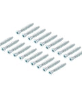 Heavy Duty Confirmat Screws Set 7x50mm Hex Socket Wood Screws Zinc Plated For Furniture Cabinets And DIY Projects 100 Pack