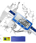 Ultra Accurate 0-6 Inch Digital Caliper With Extra Large LCD Screen IP54 Waterproof Stainless Steel Vernier Caliper