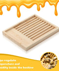 Two Pack Ten Frame Beehive Slatted Rack Kit For Beekeepers, Pro Grade Durable Pine Wood Frames, 19.9 x 16.3 x 1.97 Inches