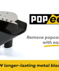 Popcorn Ceiling Scraper With Metal Blade Vacuum Attachment For Easy Acoustic Texture Removal And Ceiling Repair No Mess No Bag