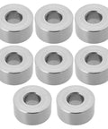 8Pcs 304 Stainless Steel Spacer Sleeves M8 Unthreaded Bushings Gaskets ID 8.2 X OD 20mm, Height 10mm for mechanical devices