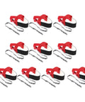 ESD Anti Static Foot Heel Straps And Adjustable Grounding Wrist Straps Set 10 Pcs To Remove Static Electricity For Electronics Assembly, Manufacturing, And Cleanroom Work Red, 10-piece set