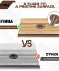 Comparison of Top Shelf Hella Weather Resistant Deck Screws For Outdoor Construction in wood and synthetic surfaces.