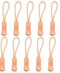 Backpack And Luggage Zipper Pull Replacement Set 10 Pcs Durable Nylon Zipper Tabs With Non Slip Rubber Grip Easy To Install