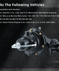 Beefed Up Marine Fuel Pump For Sterndrive Engines 2.5L 3.0L 3.7L Replaces 42725A3 861676A1 18 7282 8M0073435 Black Pump