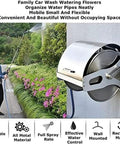 Premium Rock Solid Stainless Steel Garden Hose Reel Featuring Wall Mount Flexibility And Included Twenty Five Meter Hose for convenient watering.
