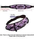 Purple Anti Slip Gait Belt Transfer Strap For Seniors With Quick Release Buckle Durable Medical Lift Belt For Patients And Handicap.