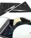 Dope Carbon Fiber Side Mirror Triangle Panel Trim For Land Cruiser J300 LC300 GX GXL VX Sahara ZX GR Sport 2022 To 2026