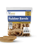 Bag of Size 64 Rubber Bands 3 1/2 Inch By 1/4 Inch Pack Of 80 Natural Latex For Office Bundling