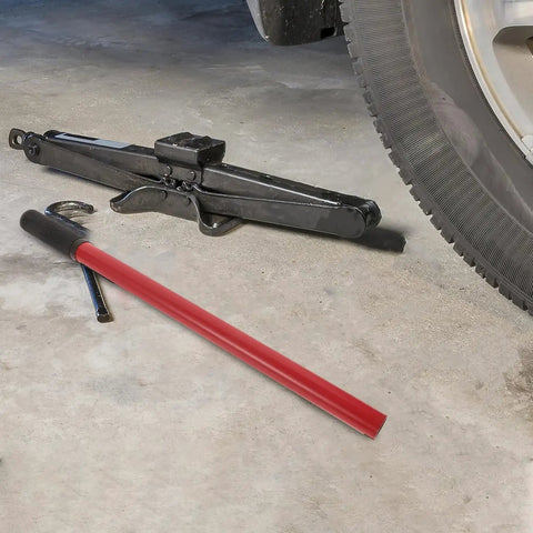 Heavy Duty Floor Jack Handle Replacement Telescopic Lever Compatible With 20 To 32 Ton Hydraulic Jacks on garage floor with jack.