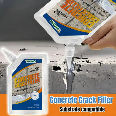 Premium Concrete Crack Filler And Pool Deck Textured Patch With Base Seal For Kool Deck Restore Gray Non Slip Barefoot Ready Resurfacing Compound in application on concrete.