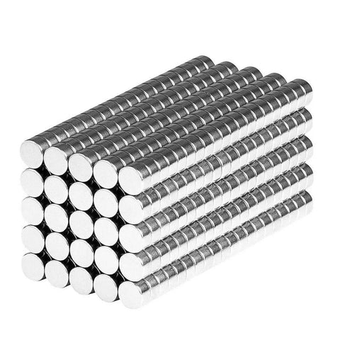 Stack of Ultra Tiny Round Disc Magnets 1/16x1/32 Inch N52 Rare Earth Magnets for Secure Mounting in Wargaming 300 Pack