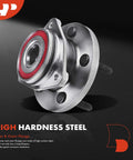Front Wheel Bearing And Hub Assembly For Jeep Grand Cherokee 1999 2004 Five Lug Compatible With Ball Bearing shown in steel