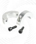 4x1 Inch Shaft Collar Locking Collar Aluminum Alloy Double Split Clamp with Hex Screws for Go Kart Sprocket Hub visible
