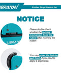 Notice for Two Piece Rubber Strap Wrench Set For Auto Oil Filter Jar Lids Adjustable From 10mm To 150mm
