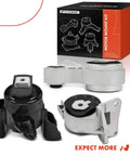 3 Piece Engine Motor Mount And Transmission Torque Strut Set For Ford Fusion 2010 2011 2012 And Mercury Milan 2010 2011 2.5L