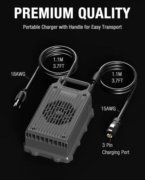 67.2V 10A Rapid Charger For 60V Lithium E Bike Batteries With IP65 Waterproof Rating And Cooling Fan High Efficiency Fast Charge For Electric Dirt Bikes Like Light Bee X And Segway X260 Safe Reliable And Ready To Ride