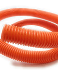 One And A Quarter Inch Direct Burial Hdpe Conduit One Hundred Feet Long with a heavy duty pull string, coiled for installation.