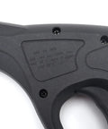 Close-up of black spray gun handle showing pressure specifications and screws, part of High Pressure Spray Gun With Wand Nozzle And 32Ft Hose Replacement For Electric Pressure Washers Up To 2320 PSI Variable Spray Nozzle Durable Easy Fit For Most Brands.