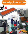Various images of 6 Inch Elevated Heavy Duty Work Platform With Adjustable Feet For Industrial CNC Workshop Use Non Slip Steel