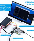 Uninterruptible Power Supply UPS Module For Raspberry Pi And Jetson Nano With Simultaneous Charging And Discharging setup.