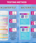 21 In 1 Drinking Water Test Strips Kit For Home Use with instructions for pH hardness lead iron copper chlorine bacteria testing