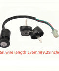 All In One Ignition Coil CDI Box With Voltage Regulator Rectifier Relay Starter Solenoid Spark Plug And Ignition Switch Key Set cable