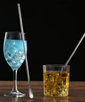 Long Stainless Steel Coffee Stirring Spoon 10 Inch Pro Grade Drink Stirrer Mixing Spoon For Coffee Tea And Cocktails in glasses