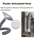 Top Shelf Flexible Duct Collector Arm For Fume Extraction With No Sweat Setup 4 6 And 8 Inch Adjustable Hose Kit for smoke collection.
