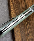Fast Opening Ball Bearing Folding Knife With Pocket Clip D2 Steel Blade G10 Handle for Everyday Carry Tactical Outdoor Knife closed view
