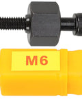 Top Notch Rivet Nut Kit With Tool For Cars And Shops, High Carbon Mandrel Nosepiece Steel Assortment Set In Durable Plastic Box For Easy Heavy Duty Auto Repair Jobs, M6