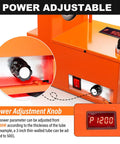 Heavy Duty Electric Hydraulic Hose Crimper For Auto And AC Lines 1200 Watt 110 Volt power adjustment knob for precise control.