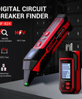 Rechargeable Circuit Breaker Finder With LCD Display And GFCI Outlet Tester, NCV Electric Tester And Circuit Tracer NF 824