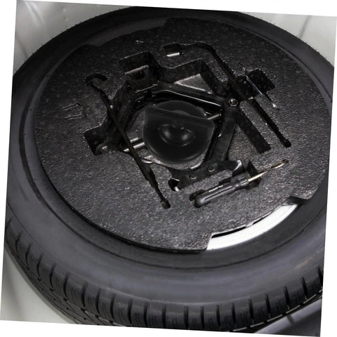 Spare Tire Hold Down Bolt for Trucks and Cars, Easy Install Wheel Bolt Replacement shown in car trunk, top view