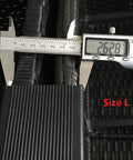 20 Piece Outdoor Rattan Wicker Furniture Alignment Fasteners Sofa Clips Connector for Patio Garden in measurement.