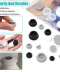 Awesome 120 Piece Silicone Plug Assortment Kit With Nine Sizes For Cars And Furniture. Grey snap-in silicone hole plugs in multiple sizes
