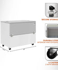 Built Like A Tank Heavy Duty Commercial Milk Cooler Refrigerator For Schools And Cafeterias With Smooth Heavy Duty Casters 12 Crate Stainless Steel Beverage Chiller Etl Certified Solid Service Ready Storage, freestanding unit with casters.