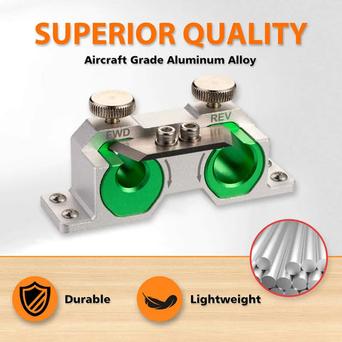 Pro Grade Double Cutting Dowel Maker Jig Kit With Carbide Inserts, aluminum alloy, durable, lightweight in image